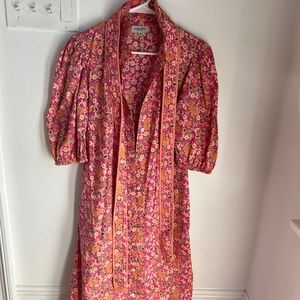 Olivia James Belted Button Down Dress Size XS